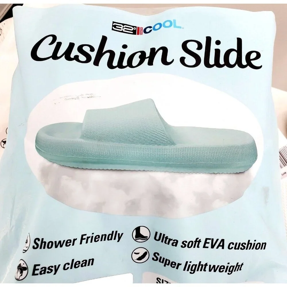 32 Degrees 8 M Sandals Cushion Slide-on Outdoor Waterproof Shoe College Shower